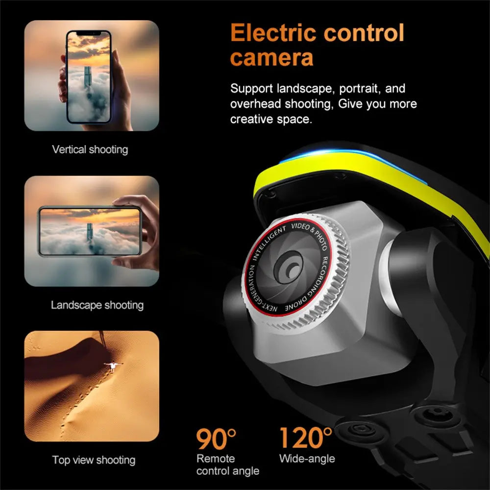 XKJ K15MAX Беспроводный дрон с экранным пультом дистанционного управления FPV-камерой, оптическим позиционированием и системой управления