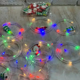 Xmas штора Кольца с фигурами 3m*70cm 110L M Мультицветная