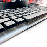 Игровой комплект клавиатура и мышь наушники коврик 4в1 Linmoni TF-400 Kit с RGB подсветкой для геймеров