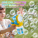 Игрушечный пистолет Бластер генератор мыльных пузырей Bubble Gun