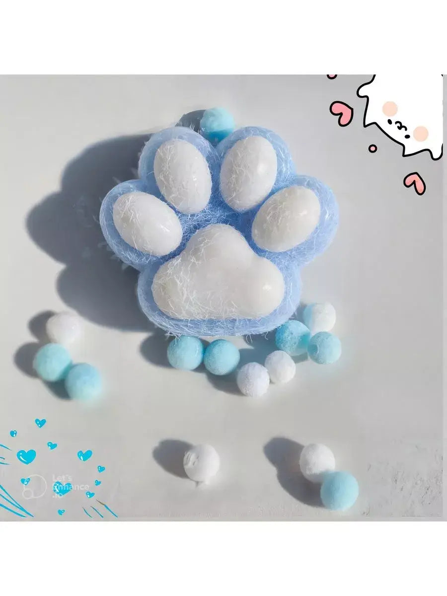 Игрушка-антистресс Сквиши Лапка Котика