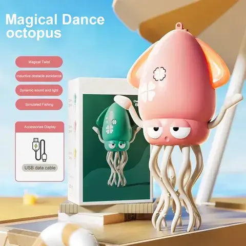Игрушка "Музыкальный танцующий осьминог"