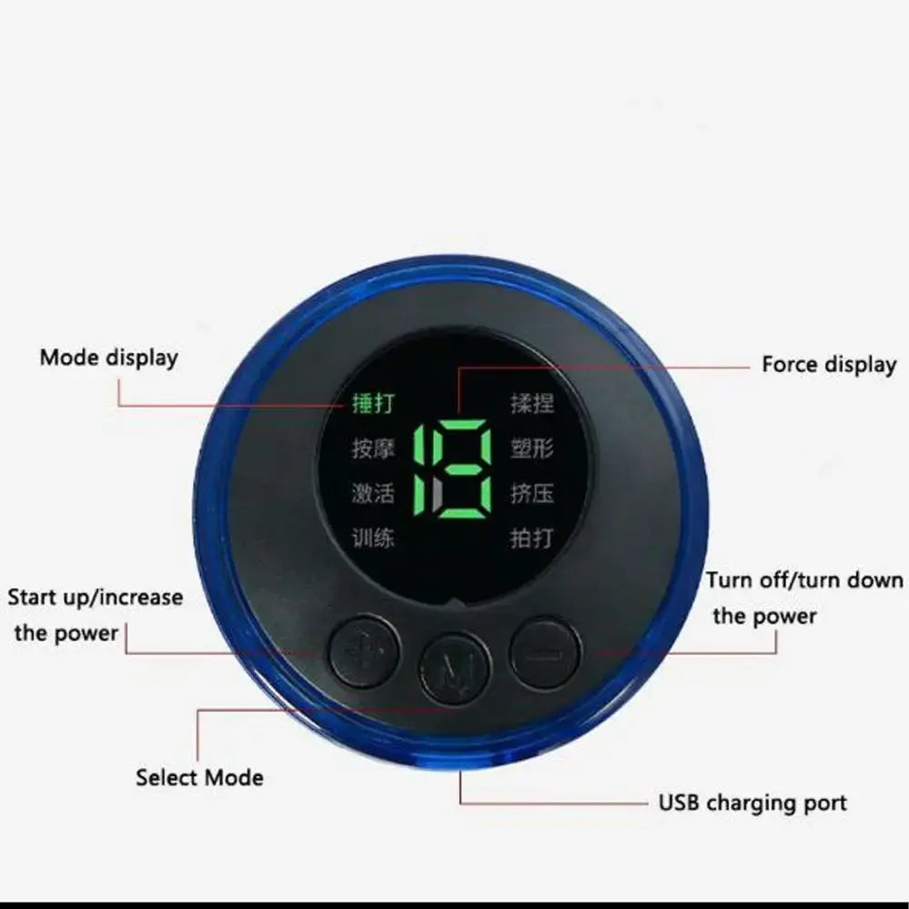 Импульсный массажер миостимулятор EMS массажер миостимулятор бабочка