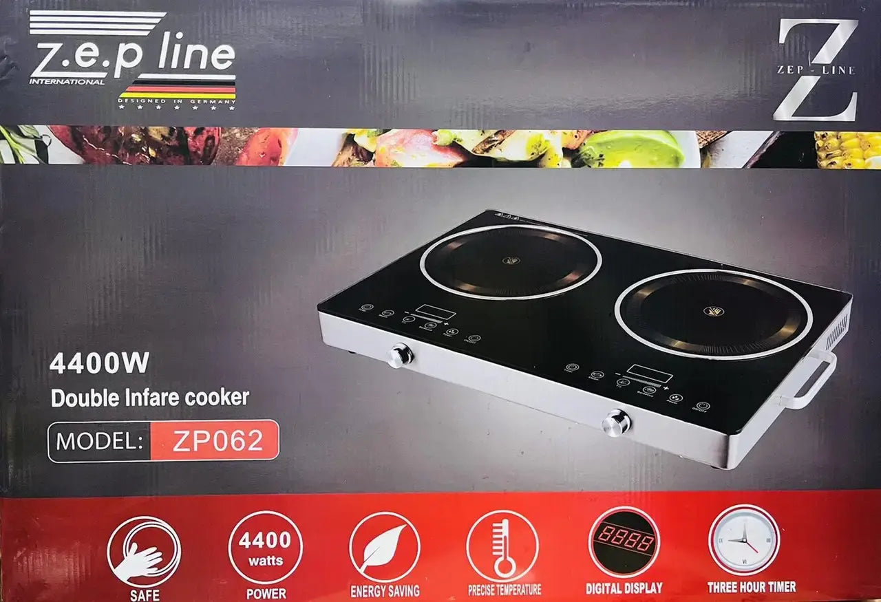 Инфракрасная двухконфорочная электроплита Zepline ZP-062