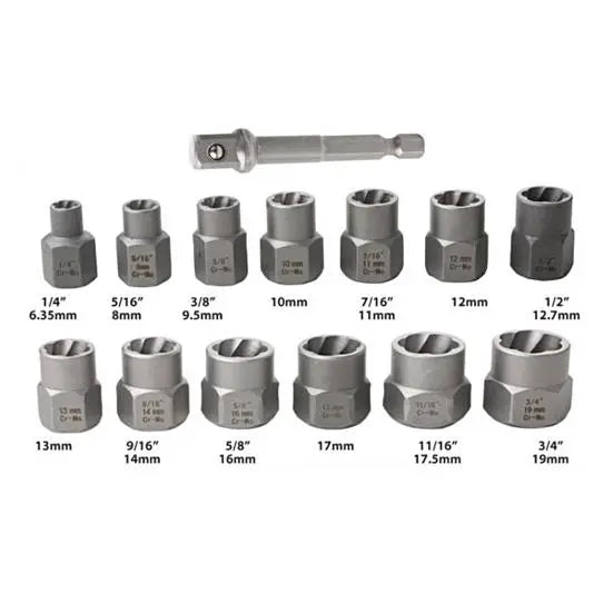 Инструменты для удаления гаек, набор 14 шт