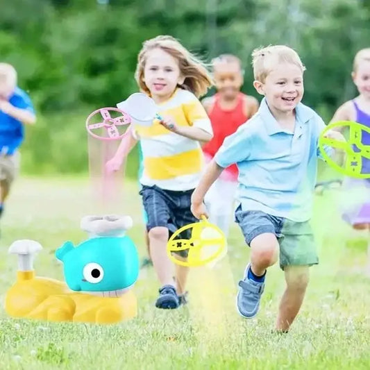 Интерактивная детская игрушка летающая тарелка фрисби Small Whale