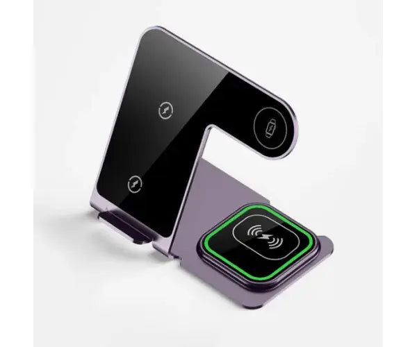Зарядная станция 3 в 1, подставка для быстрого беспроводного зарядного устройства