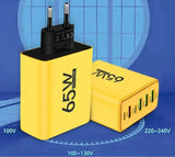 Зарядное устройство для телефона (65W) / Адаптер для зарядки / Быстрая зарядка для смартфона