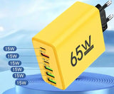 Зарядное устройство для телефона (65W) / Адаптер для зарядки / Быстрая зарядка для смартфона