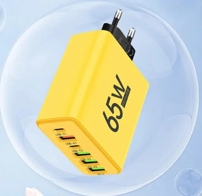 Зарядное устройство для телефона (65W) / Адаптер для зарядки / Быстрая зарядка для смартфона